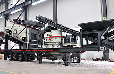 VSI/cone, sand washing, and screening plant