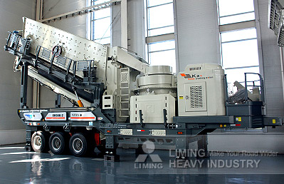 Secondary crushing and screening plant with hopper and bars